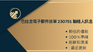 巴拉圭電子郵件清單 230751 聯絡人訊息